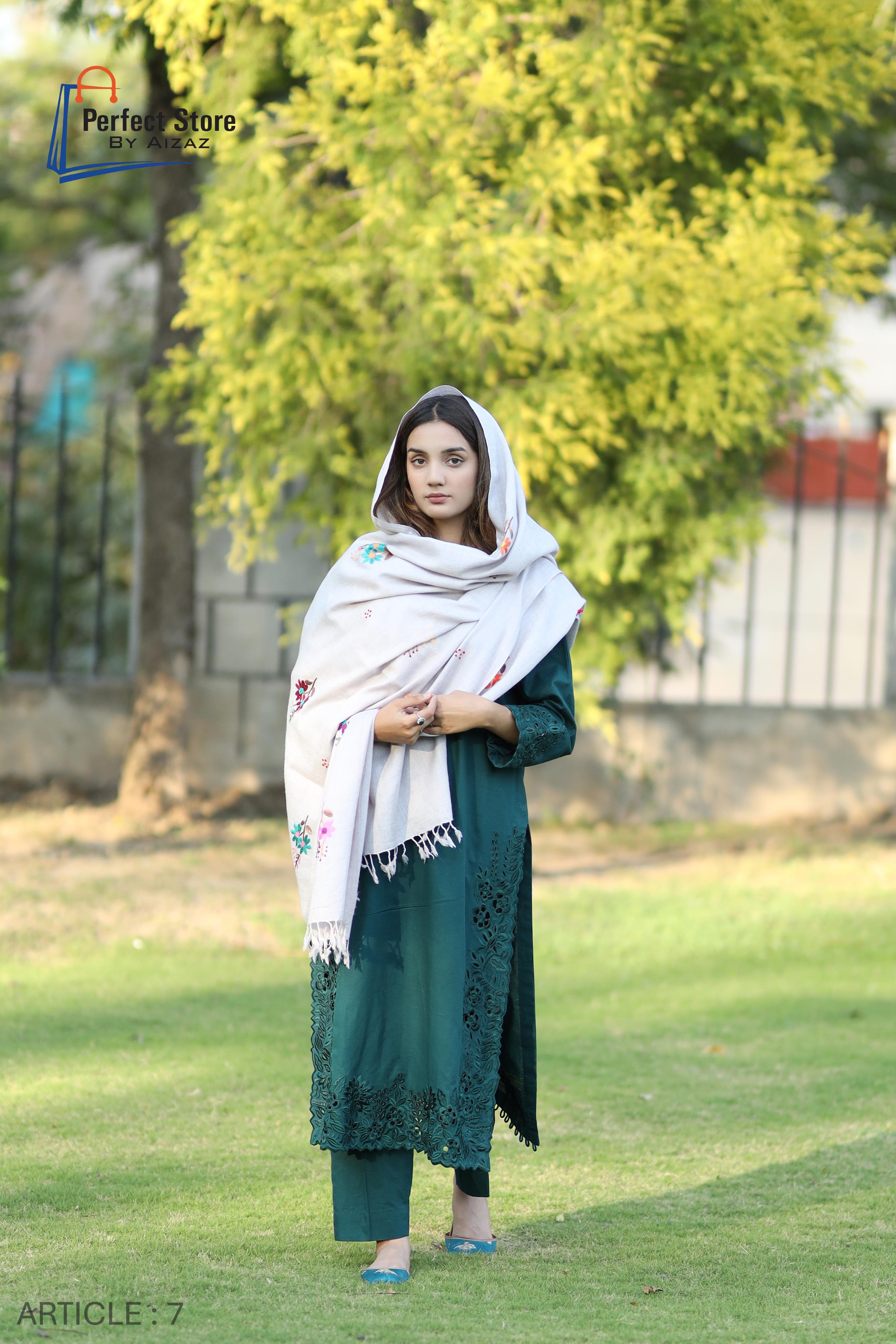 Luxury Kalamkar Wool Shawl > 07