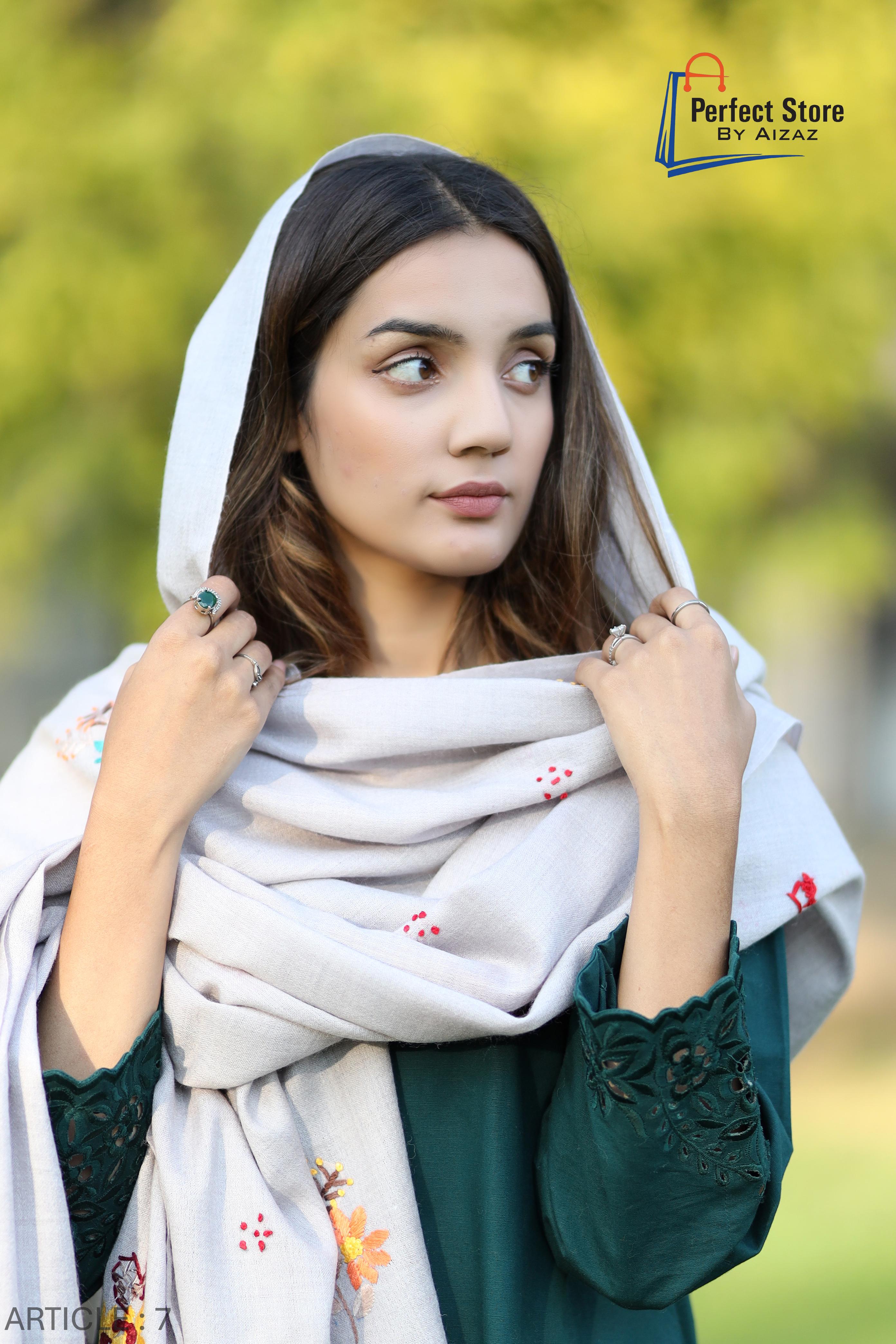 Luxury Kalamkar Wool Shawl > 07