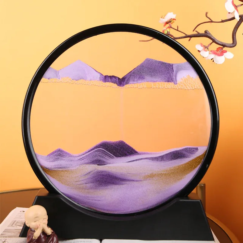 Vintage Sandscape Painting Creative 3D Moving Sand Art