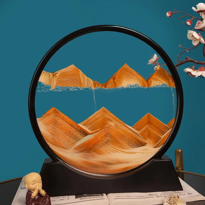 Vintage Sandscape Painting Creative 3D Moving Sand Art